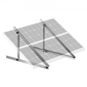 127 cm päikesepaneeli paigaldusklambrid, reguleeritava kaldega 0 kuni 90°