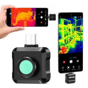 Termokaamera Androidile, 320 x 240 TISR, 25 Hz, 160 x 120 IR, -20 °C kuni 550 °C