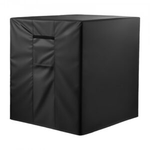 Õhukonditsioneeri kate, 914 x 914 x 1010 mm, kolmekihiline, must