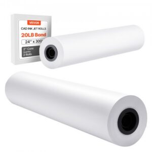 Lai paber plotterile, 609,6 mm x 91,4 m, 2 rulli, 80 g/m²