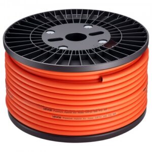 Õhuvoolik, 9,53 mm x 76,2 m hübriidne kompressori õhuvoolik, 20,7 bar paindekindel pneumovoolik kolme kihiga, ilma liitmiketa