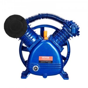 Kahe silindriga õhukompressori pumbapea, 5,5 hj, 162 l/min, malm