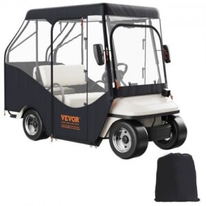 Golfikärusti kelk 420D polüestrist, 4 läbipaistva aknaga, 4-kohalistele 2+2 golfikärudele