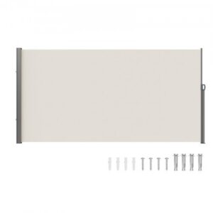 Izvelkama sānu markīze 180 x 350 cm, bēša, poliesters, modelis H038