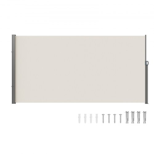 Izvelkama sānu markīze 180 x 350 cm, bēša, poliesters, modelis H038