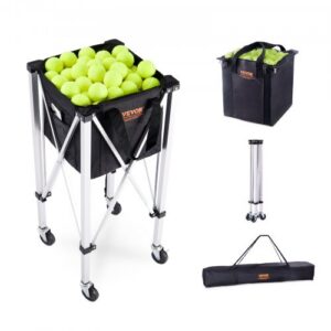 Kokkupandav tennispallikorv, mahutab 150 tennispalli
