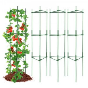 4-osaline tomatitaimede tugiraam, 160 cm, rohelised