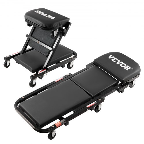 101,6 cm kokkupandav Z-tüüpi garaaži roomiktool, 204,1 kg kandevõimega