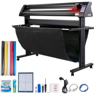 Vinüülilõikur 1350 mm, LED-ekraaniga lõikeplotter, poolautomaatne, alusega
