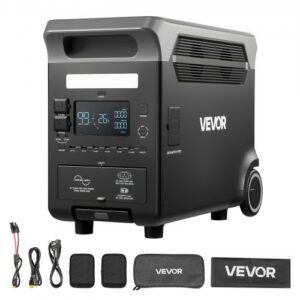 Kaasaskantav elektrijaam 3600 W, 3840 Wh, laiendatav LiFePO4 varutoide koju, matkale ja haagissuvilasse