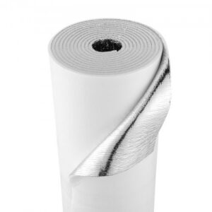 Peegeldav soojustusmatt kahele autole garaažiuksele, 6 mm, 5,49 m x 0,61 m, 4 rulli