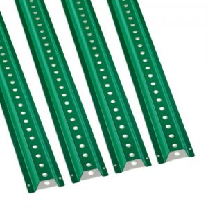 4 tk roheline terasest U-profiiliga märgipost, 2440 mm, mudel DM-PK-8