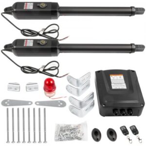 Kaksiosainen kääntöportin automaattiavaaja, 2 kpl, 80 W, 24 V DC