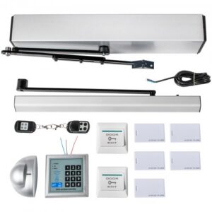Elektriline automaatne ukseavaja ja sulguri, 10 kg, 110-240 V, 50 W, reguleeritav kuni 120°