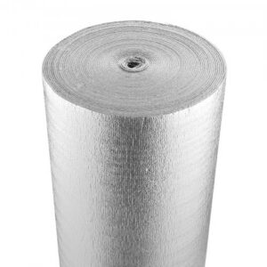 Dvipusė atspindinti izoliacinė ritininė danga su EPE putų šerdimi, 3,2 mm, 1220 mm x 30,48 m