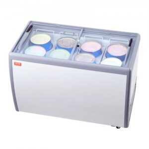 Komercinė ledų šaldymo vitrina, 370 l, balta, RI-360DC