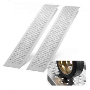 Pakrovimo rampos , 2 vnt., aliuminio lydinys, 120 x 21,5 cm, iki 399,2 kg