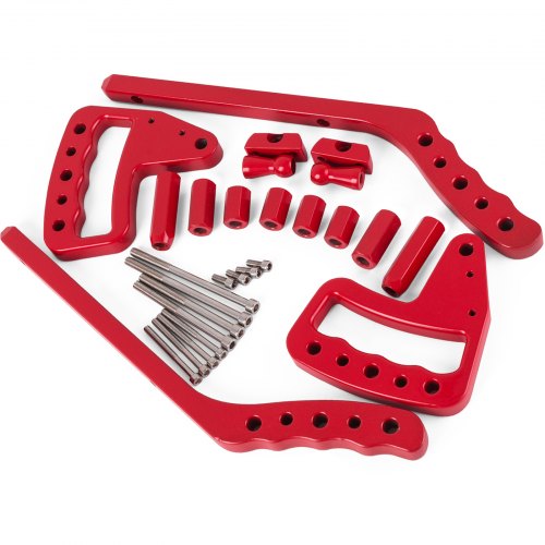 Roktura komplekts Jeep Wrangler JK 2007-2017, 4 gab., sarkans