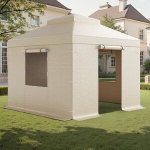 Ziemas lapenei paredzēts pārsegs 3,05 x 3,05 m hardtop lapenēm