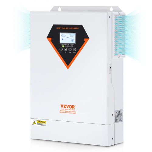 Hübriidne päikeseinverter 5500 W, puhas siinuslaine, 230 V vahelduvvool, kõik-ühes laadija