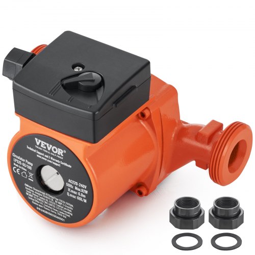 LPS25-6S-180 karšto vandens recirkuliacinis siurblys, 220 V, 92 W, 60 l/min, 3 greičių