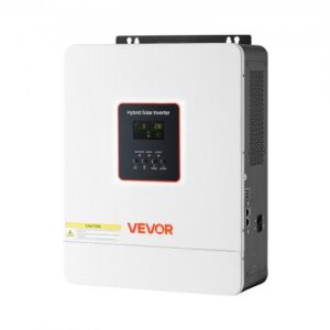 4000 W hübriidne päikeseinverter, 24 V alalisvoolust 230 V vahelduvvooluks, puhas siinuslaine, 120 A MPPT ja WiFi mooduliga