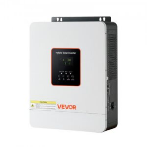 3000 W hübriidne päikesepaneeli inverter, 24 V alalisvoolust 230 V vahelduvvooluks, puhas siinuslaine