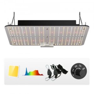 150 W täisspektriga LED-taimelamp, hämardatav, Samsung 2B1B dioodidega, kaskaadühendusega, 91,4 x 91,4 cm kasvutelgile