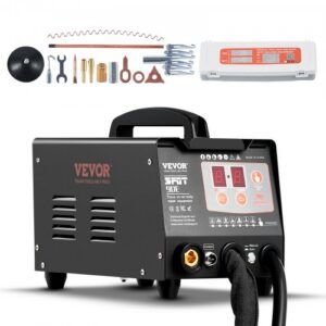 Pistehitsauslaite lommojen vetämiseen, 3 kW, 2 hitsauspistoolia, 7 toimintoa