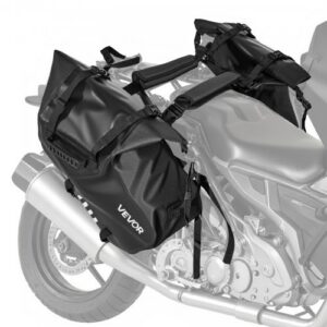 Motociklo balandinės 28 l (14 l x 2), juodos