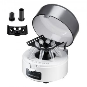 Mini laboratoorse tsentrifuugi masin, 3013 xg RCF, 2-1 rootoriga, 0,2 ml ja 1,5/2 ml torude jaoks, fikseeritud kiirus 7000 p/min