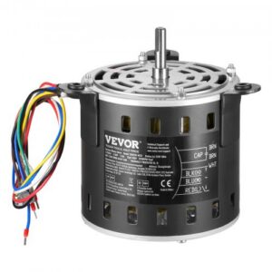 1/3 hj ahju puhuri mootor, 220 V, 1, 95 A, 1250 p/min, 3 kiirust, 10 mm võlli läbimõõt, 20 mm võlli pikkus