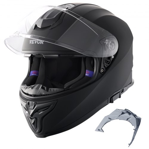 Motociklo šalmas, pilno veido, ABS, su Bluetooth lizdu ir keičiama lęše, modelis WLT-169