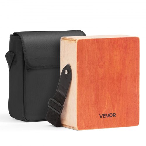 Cajon trumm sisemiste kitarrikeeltega, kasepuidust, 230 x 100 x 280 mm