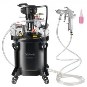 Värvipihustuse survepott, 10 l, automaatse segamisega, 4,8 bar