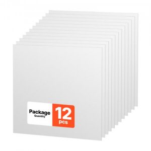 Ripplaeplaadid BS-2424, 605 x 605 mm, valge, PVC, 12 tk