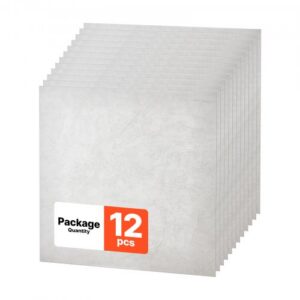PVC laeplaadid , 12 tk, valge marmor, 605 x 605 mm