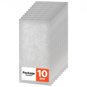 PVC laeplaadid , 10 tk, valge marmor, 605 x 1210 mm