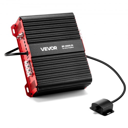 Monoblokk auto võimendi, 2000 W RMS, 1-2-4 oomi stabiilne, 1-kanaliline D-klassi võimendi
