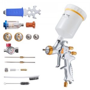 HVLP pihustuspüstol RF6000AG, 600 ml, 3 düüsiga 1,3/1,4/1,7 mm