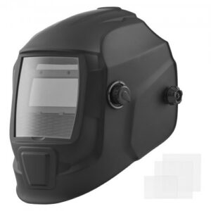 Automātiski aptumšojoša metināšanas ķivere, 93 x 43 mm dabisko krāsu skata lodziņš, DIN 4/9-13, CRIUS sērija, matēti melna