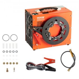 PCP õhukompressor, 310,3 bar / 30 MPa, kaasaskantav, DC12V / AC230V, mudel SS-PAC03B