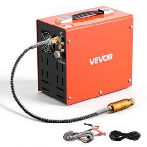 PCP õhukompressor 310,3 bar, 350 W, DC12V/AC230V, kaasaskantav
