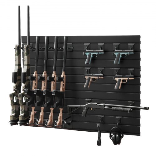 Sienas ieroču plaukts no oglekļa tērauda, līdz 6 šautenēm un 6 pistolēm, modelis RF-SN-048B