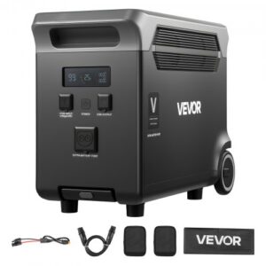 Kaasaskantava elektrijaama lisaku aku 3840 Wh LiFePO4, 3 väljundpordiga