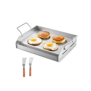 Roostevabast terasest grillplaat 43 x 33 cm universaalne ristkülikukujuline
