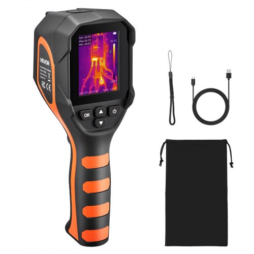 Lämpökamera, 320 x 240 TISR, 2 MP kamera, 256 x 192 IR, 25 Hz, YXI256