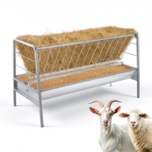 Loomade heina- ja teraviljasöötur, 2-1 lahendus, 300 l, 147 cm