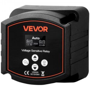 12 V 300 A kahe aku isolaator, käsitsi ja automaatne VSR pingetundlik relee LCD-ekraaniga