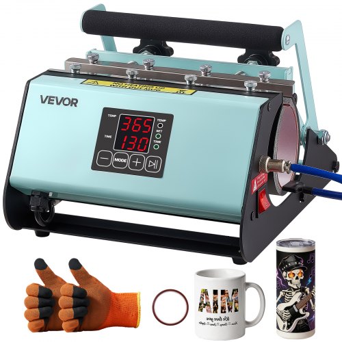 Puodelių termo presas TLK2730OZ-S, 325-887 ml, juoda ir žalia
